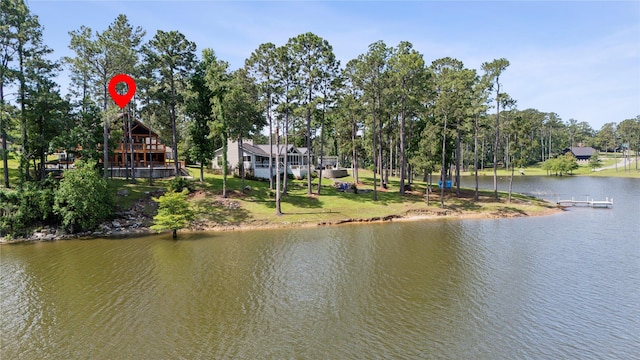 243 Riverbirch, Brookeland, TX 75931 - water view featuring a tree filled landscape