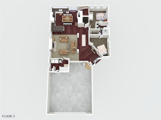 243 Riverbirch, Brookeland, TX 75931 - view of room layout