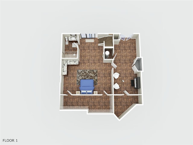 243 Riverbirch, Brookeland, TX 75931 - view of property floor plan