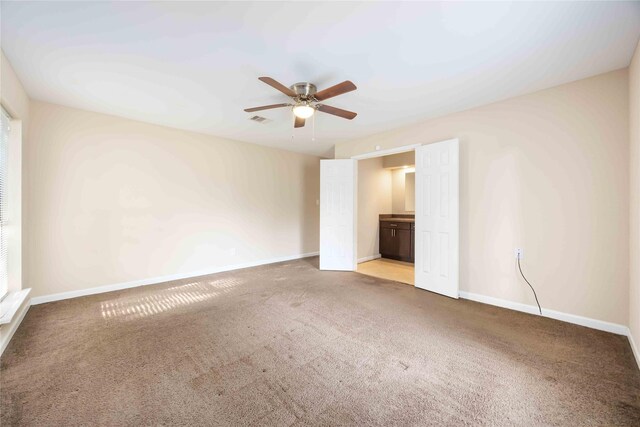 15615 Sandy Hill Dr, Houston, TX 77084 - spare room featuring carpet and ceiling fan
