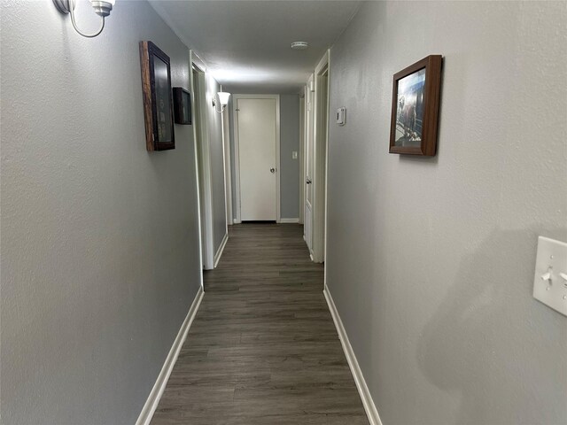 107 Southern Oaks Dr, Lake Jackson, TX 77566 - hall with dark wood-type flooring