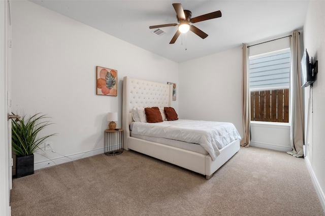 5214 Sherman St, Houston, TX 77011 - bedroom with carpet flooring and ceiling fan