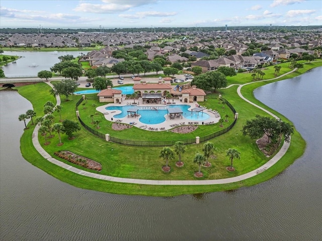 2424 Santiago Ln, League City, TX 77573 - aerial view of property and surrounding area featuring nearby suburban area