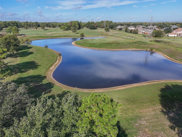 6027 Stone Trail Ln, Spring, TX 77379 - aerial overview of property's location featuring a nearby body of water