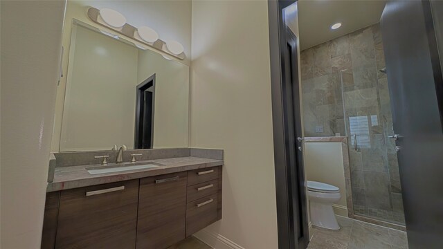 1844 Colquitt St, Houston, TX 77098 - bathroom with vanity and a shower stall