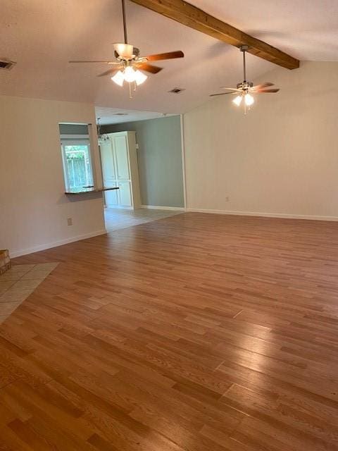 3538 Dryburgh Ct, Huffman, TX 77336 - empty room with ceiling fan and wood finished floors