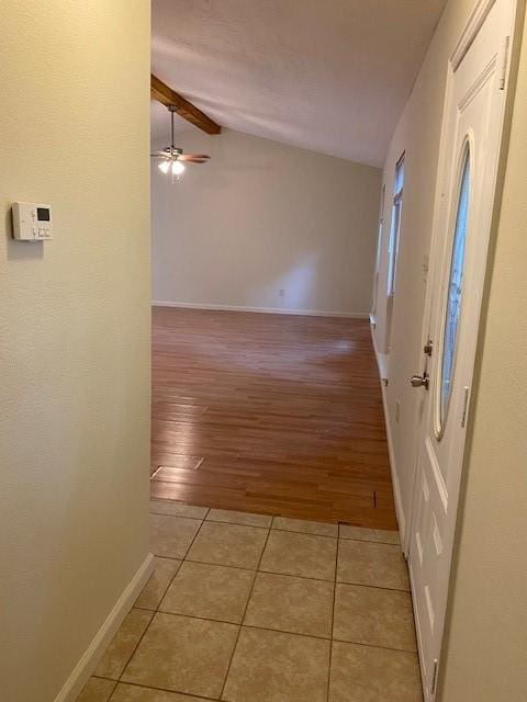 3538 Dryburgh Ct, Huffman, TX 77336 - hall with baseboards and light tile patterned floors