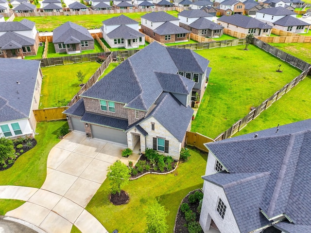 1206 Raburn Run Ln, Tomball, TX 77375 - aerial view of residential area