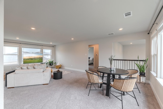 1206 Raburn Run Ln, Tomball, TX 77375 - carpeted dining area featuring recessed lighting and baseboards