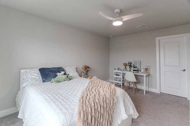 1206 Raburn Run Ln, Tomball, TX 77375 - bedroom featuring carpet flooring and a ceiling fan