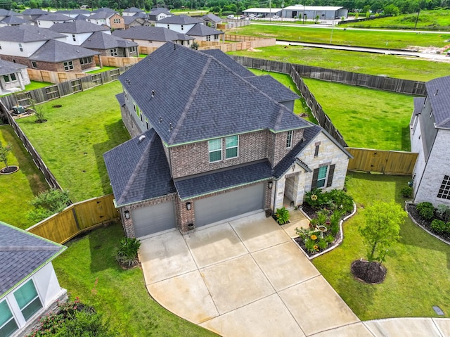 1206 Raburn Run Ln, Tomball, TX 77375 - aerial view of residential area