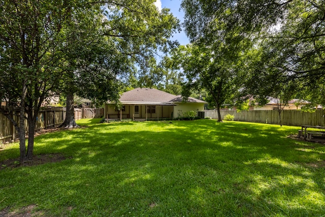 7023 Hayden Dr, Magnolia, TX 77354 - view of fenced backyard