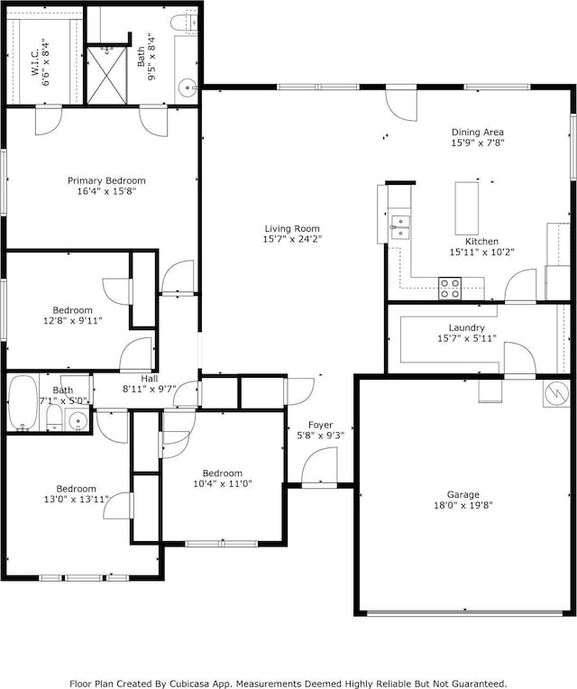 7023 Hayden Dr, Magnolia, TX 77354 - view of room layout