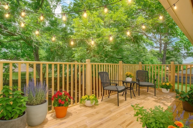 14507 Louetta Rd, Cypress, TX 77429 - view of wooden terrace