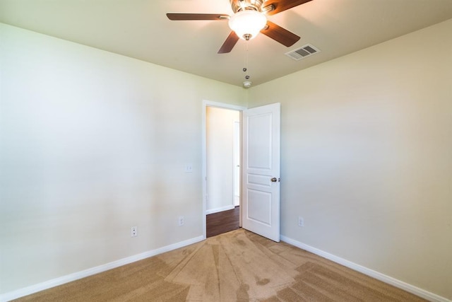 806 Coffee Mill Creek Ln, Rosenberg, TX 77471 - spare room featuring a ceiling fan and carpet