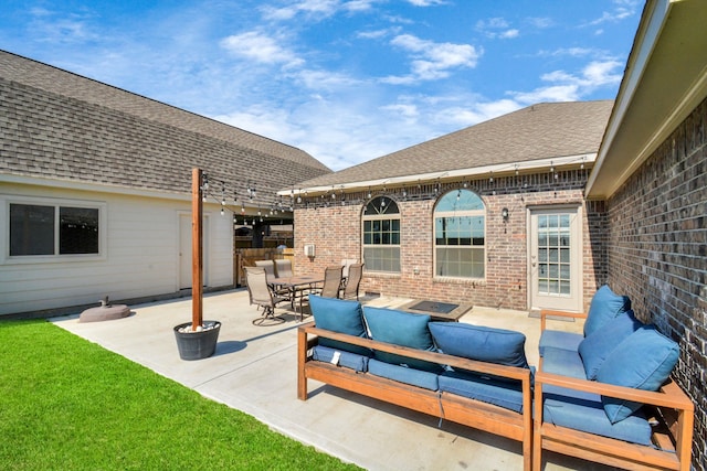 2808 Apache St, League City, TX 77573 - view of patio featuring an outdoor hangout area