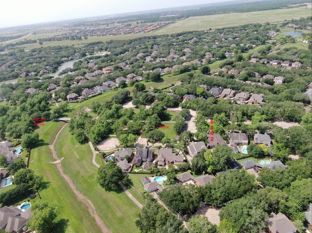 6102 Walkers Park Dr, Sugar Land, TX 77479 - aerial perspective of suburban area