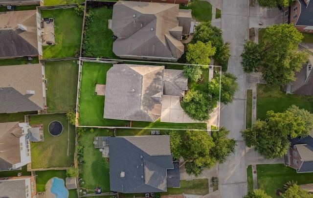 3318 Legends Mist Dr, Spring, TX 77386 - aerial view of residential area with property boundaries highlighted