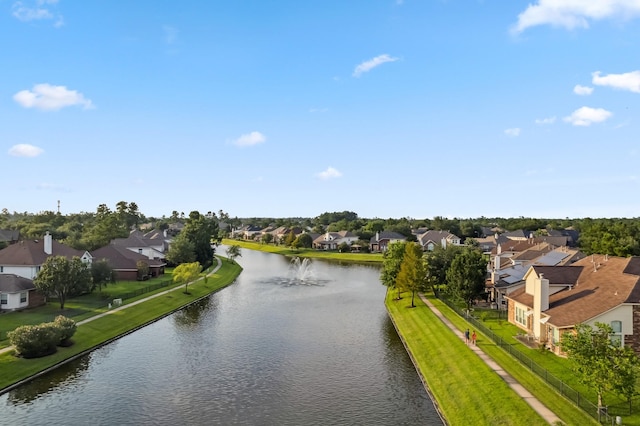 3318 Legends Mist Dr, Spring, TX 77386 - water view featuring nearby suburban area