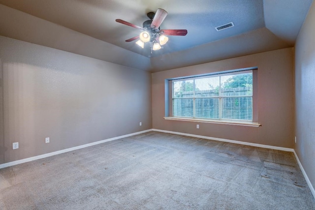 10406 Friars Hill Ln, Houston, TX 77070 - carpeted spare room with ceiling fan and a raised ceiling