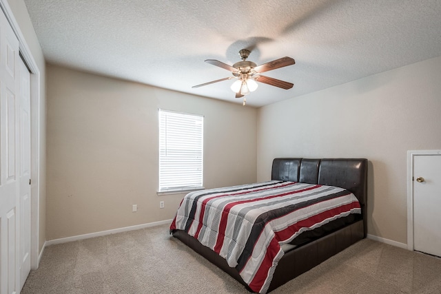 16311 Sylvan Dale Dr, Humble, TX 77346 - carpeted bedroom featuring a closet and a ceiling fan