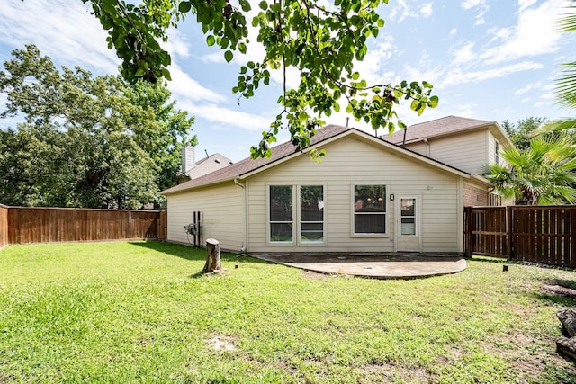 16311 Sylvan Dale Dr, Humble, TX 77346 - rear view of property with a fenced backyard and a patio area