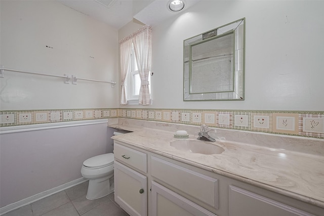 15511 Glenwood Park Dr, Houston, TX 77095 - bathroom with vanity and tile patterned floors