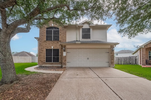 1402 Merryglen Ct, Spring, TX 77373 - traditional home featuring driveway, an attached garage, and brick siding