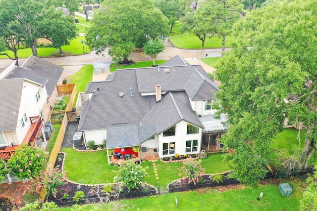 7310 Blenheim Palace Ln, Houston, TX 77095 - view from above of property