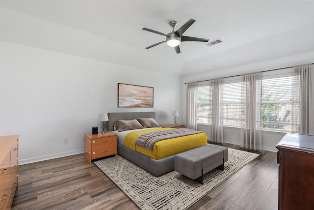 20930 Morgan Knoll Ln, Katy, TX 77449 - bedroom featuring wood finished floors and ceiling fan