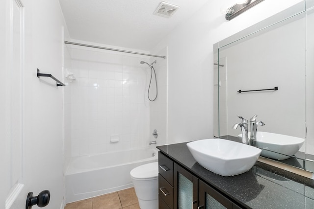 20930 Morgan Knoll Ln, Katy, TX 77449 - full bath with vanity, washtub / shower combination, and tile patterned floors