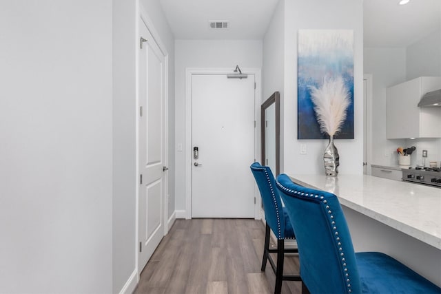 1211 Caroline St Unit 1504, Houston, TX 77002 - office area featuring wood finished floors