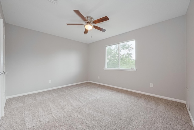 1811 Elm Shadow Dr, Missouri City, TX 77489 - unfurnished room with a ceiling fan and carpet flooring
