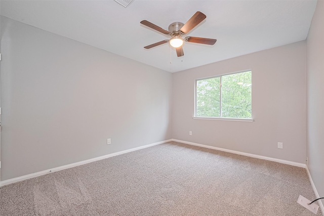 1811 Elm Shadow Dr, Missouri City, TX 77489 - empty room featuring ceiling fan and carpet floors