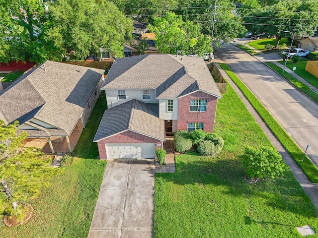 16815 Watering Oaks Ln, Houston, TX 77083 - aerial view of property and surrounding area