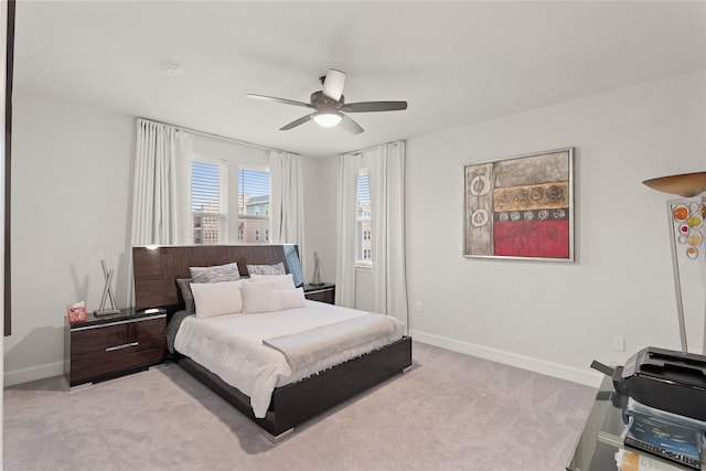 6804 Westview Dr Unit 1307, Houston, TX 77055 - bedroom with carpet floors and ceiling fan