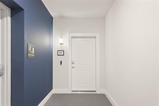 6804 Westview Dr Unit 1307, Houston, TX 77055 - corridor featuring baseboards and carpet flooring
