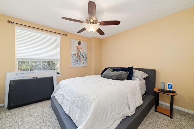 11303 Golden Ray Dr, Cypress, TX 77429 - bedroom with carpet floors and ceiling fan
