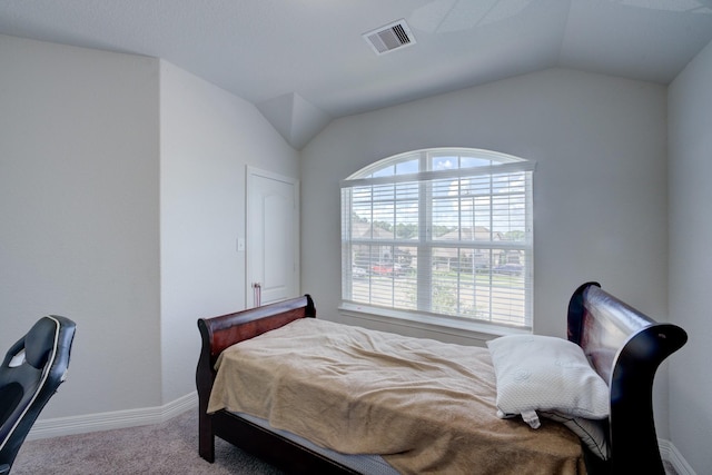 3502 Singing Flower Ln, Richmond, TX 77406 - carpeted bedroom featuring lofted ceiling and baseboards