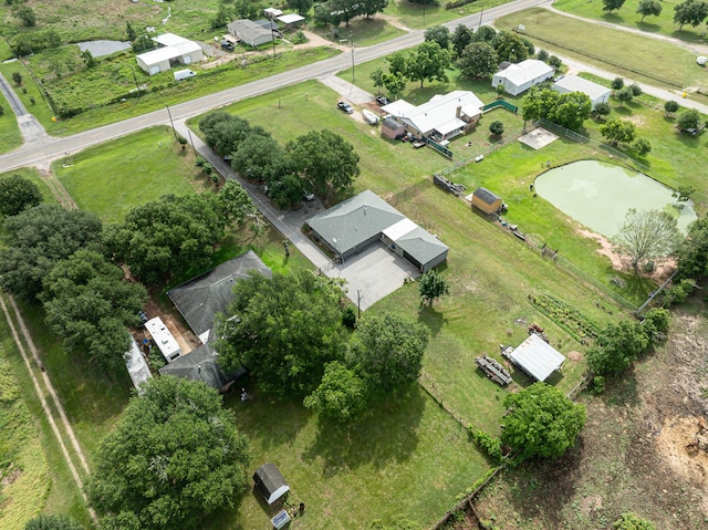 5673 Fm 1094th Rd, Sealy, TX 77474 - aerial view of property and surrounding area with a large body of water and nearby suburban area