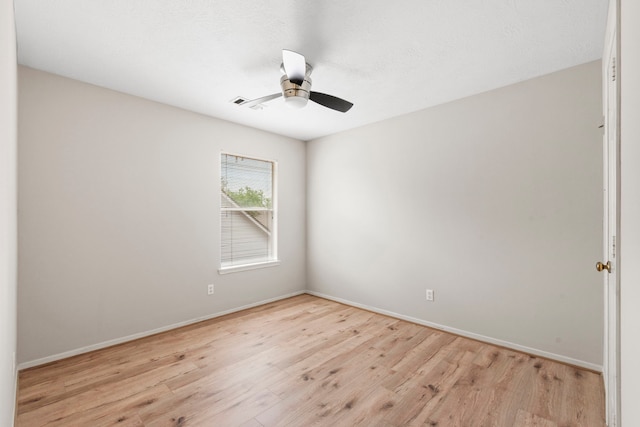 12727 Regal Pine Ln, Houston, TX 77070 - spare room with light wood-type flooring and a ceiling fan