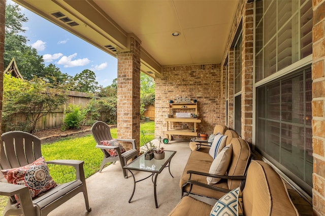 5523 Darschelle Dr, Houston, TX 77069 - fenced backyard with a patio and an outdoor hangout area