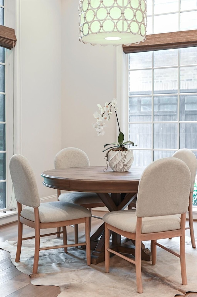 3028 Locke Ln, Houston, TX 77019 - dining room with light wood-style flooring