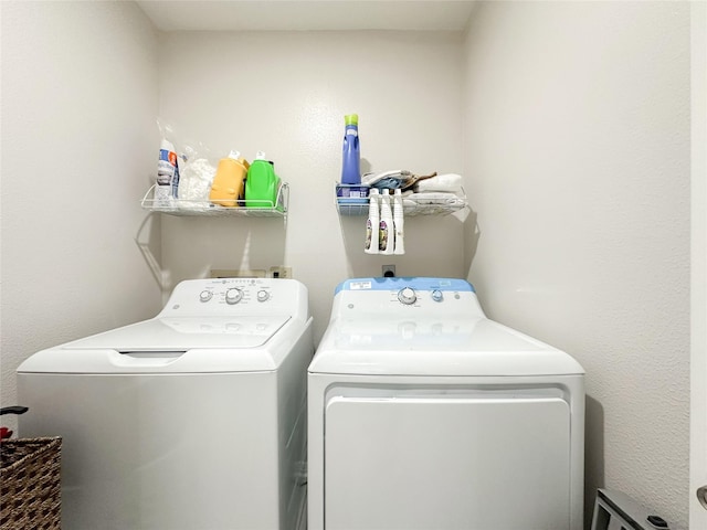 7902 Granite Ridge Ln, Houston, TX 77095 - washroom with separate washer and dryer
