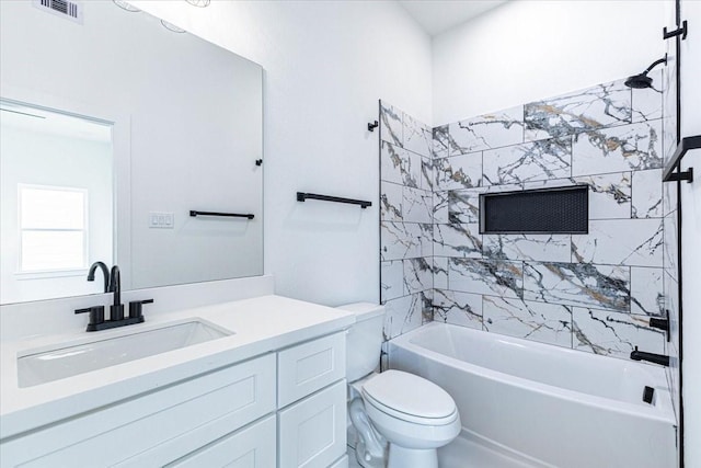9804-9808 Pelsey St, Houston, TX 77029 - full bathroom with vanity and bathing tub / shower combination