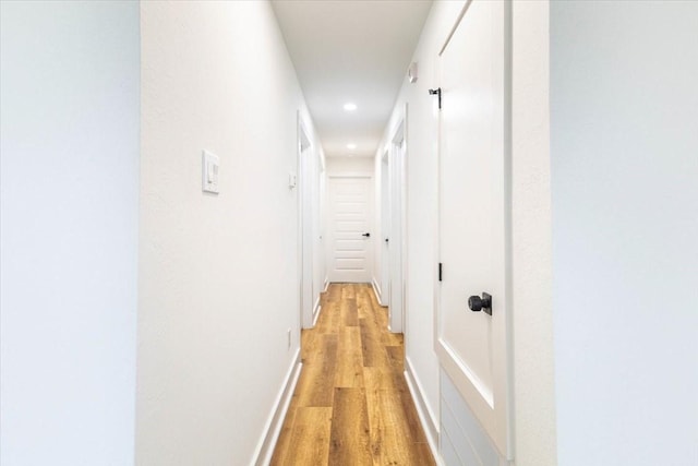 9804-9808 Pelsey St, Houston, TX 77029 - corridor with recessed lighting and light wood finished floors