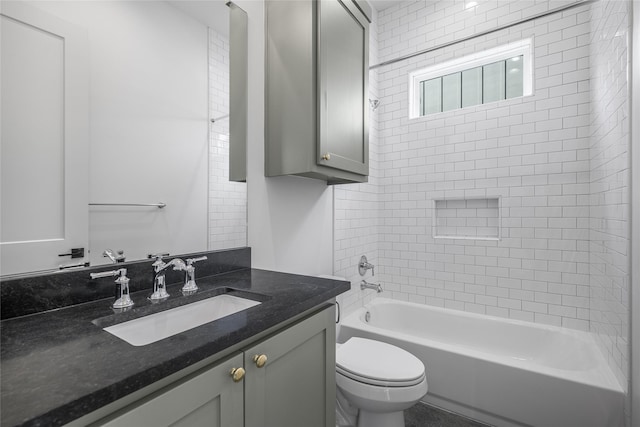 741 Pecan St, New Ulm, TX 78950 - full bathroom with vanity and shower / tub combination