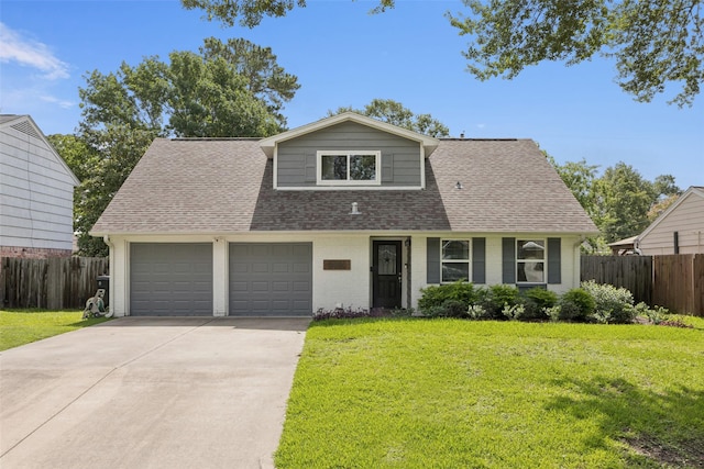 2014 Spillers Ln, Houston, TX 77043 - view of front of property featuring an attached garage, roof with shingles, driveway, and brick siding
