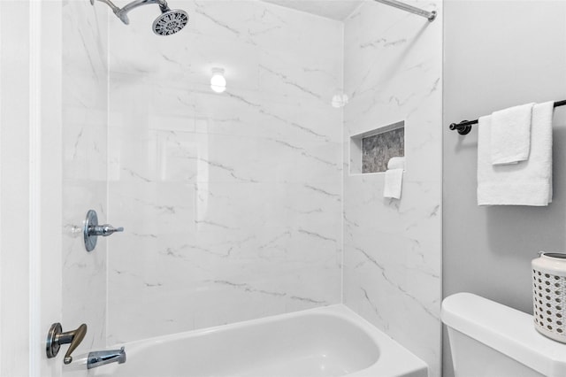 16439 Willingham Way, Houston, TX 77095 - full bath featuring bathing tub / shower combination and toilet