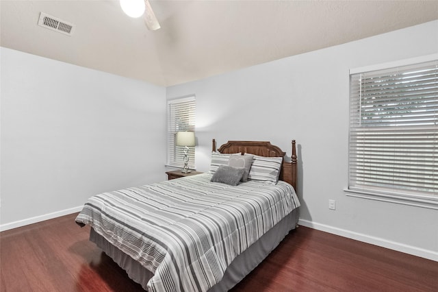 16439 Willingham Way, Houston, TX 77095 - bedroom featuring wood finished floors and ceiling fan